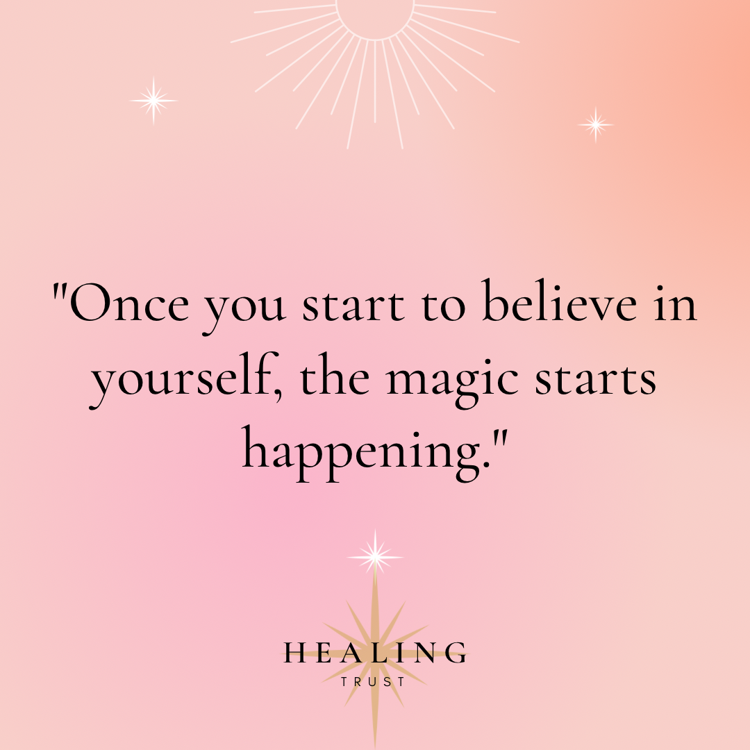 โOnce you start to believe in yourself, the magic starts happening.โ