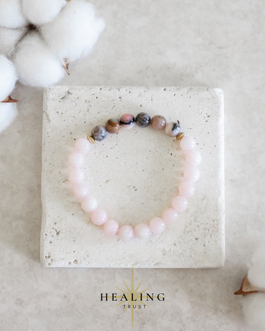 "With the Pink Opal gemstone, you'll be able to achieve a greater sense of self-acceptance."