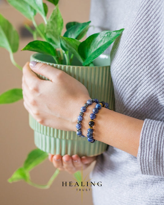 "If you're looking for a stone that will help you find peace, then Sodalite is the one you need. This stone has been used for meditation for centuries and is even called "the stone of peace."