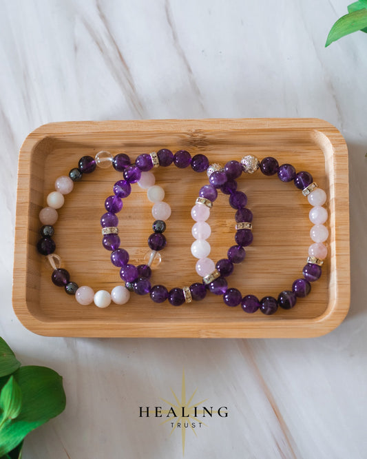 “If you're looking for a stone that can help you stay calm and bring peace to your life, Amethyst is the one.”