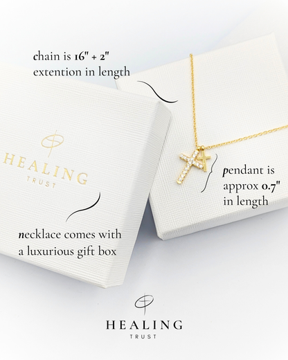 Blessings Cross Necklace (Gold Plated)